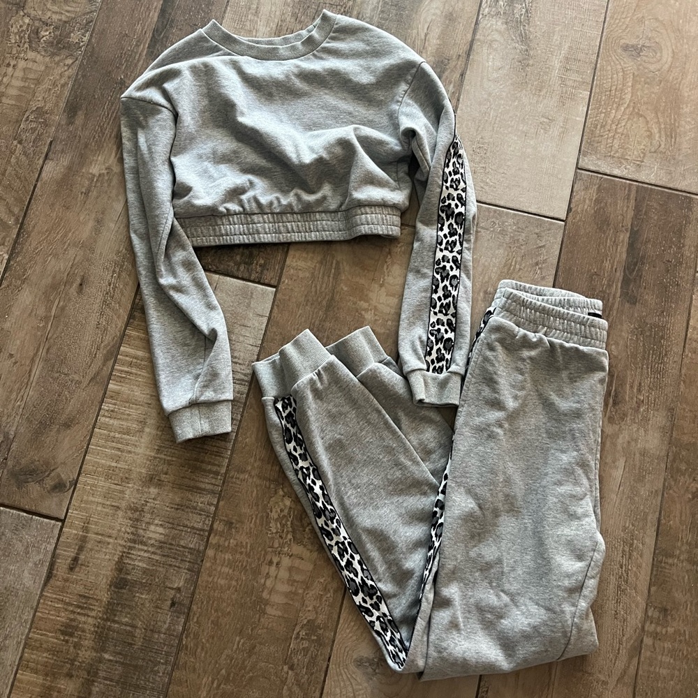 Kittenish Paige Leopard Jogger Set